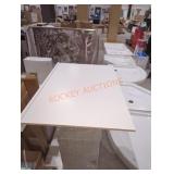 White cabinet extender top