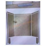 FlexStone 36"x 60"x 80" tub/Shower Wall Surround