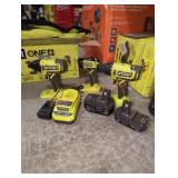 Ryobi 18v 3 tool combo with battery and charger