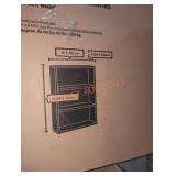 Sauder 3 shelf bookcase soft white finish