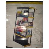 HDX 36"ï¿½74" 5-Shelf Plastic Storage Unit