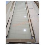 Glass panel shower doors dimensions unknown