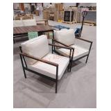 Zinus Savannah Outdoor Cushioned Armchairs, 2pk