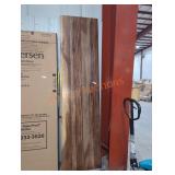 96" x 24.5" dark stain butcher block countertop