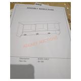 Entry Shelf dimensions unknown