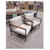 Zinus Savannah Outdoor Cushioned Armchairs, 2pk