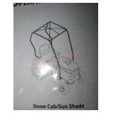 Snow Cab/Sun Shade for Tractor