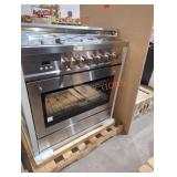 Cosmo gas range 35.5" 6 burner stove 6 cu ft