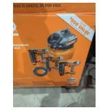 Ridgid 6 gal air compressor and 3 tool combo kit
