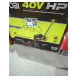 Ryobi 40v hp 9" cordless edger kit