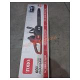 Toro 60v 16" Cordless Chainsaw