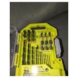 RYOBI 20pc. Drill and impact drive set