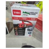 Toro 60v max cordless blower 605 cfm