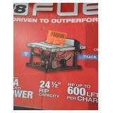 Milwaukee M18 8-1/4" table saw + battery & charger