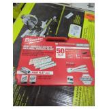 Milwaukee 50 PC 1/4" metric & Sae ratchet& sockets