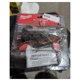 2 Milwaukee M18 3 ah batteries