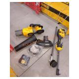 DEWALT 17" Cordless String Trimmer & Leaf Blower