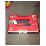 Milwaukee 43pc 3/8" Drive Impact Socket Kit