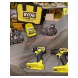 RYOBI Cordless Compact ï¿½" Drill & Impact Driver