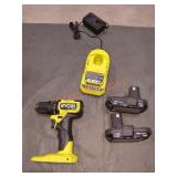 Ryobi Cordless Compact 1/2 in. Drill/Driver Kit