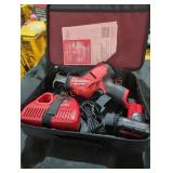Milwaukee M12 hackzall reciprocating saw kit