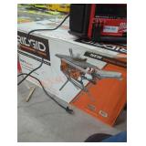Ridgid 15 amp 10" table saw with folding stand