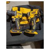 DeWalt 20v 1/2" Drill Driver & 1/4" Impact Driver