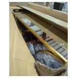 Metal mirror console table 41" W x 31" H