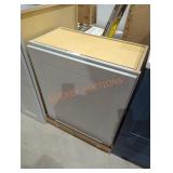 24" W x 12" D x 30" H gray wall cabinet