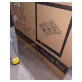 HOMESTOCK Metal 14" Platform Bed Frame