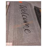 StyleWell 23"x47" Pewter Doormat W/ Rubber Back