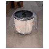 Cartridge filter for 6 gal.-16gal. Wet/dry vacuum