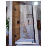 Dreamline Unidoor Matte Black 35"x72"