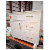 36"Wï¿½19"Dï¿½34.5"H White Bathroom Vanity