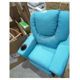 Sky blue toddler recliner