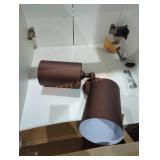 Nicor 75 watt bronze double bullet light