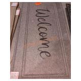 StyleWell 23"x47" Pewter Doormat W/ Rubber Back