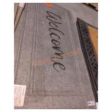 StyleWell 23"x47" Pewter Doormat W/ Rubber Back