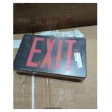 Exit sign
