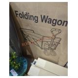 Folding wagon gray and black