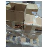 Pallet of flooring tiles