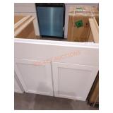 Hampton Bay 36"W x 24.5"D x 34.5"H sink cabinet