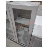 15" W x 13" D x 42" H white wall cabinet