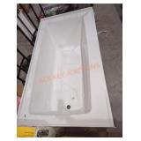 60" Width Drop-In Enameled Bathtub