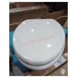 White potty seat hard plastic