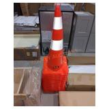 VEVOR 28" Traffic Cones PVC Orange Safety Cone