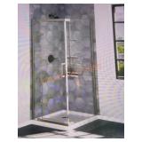 Delta 36"W x 76"H Frameless Corner Shower