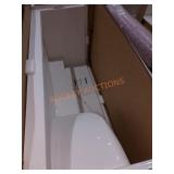 Aquatic Acrylic Shower Base with Bench 60"x31"