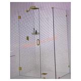 Glass Warehouse 42"W x 36"D x 78"H Corner Shower
