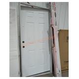 36" x 80" fireproof exterior door white